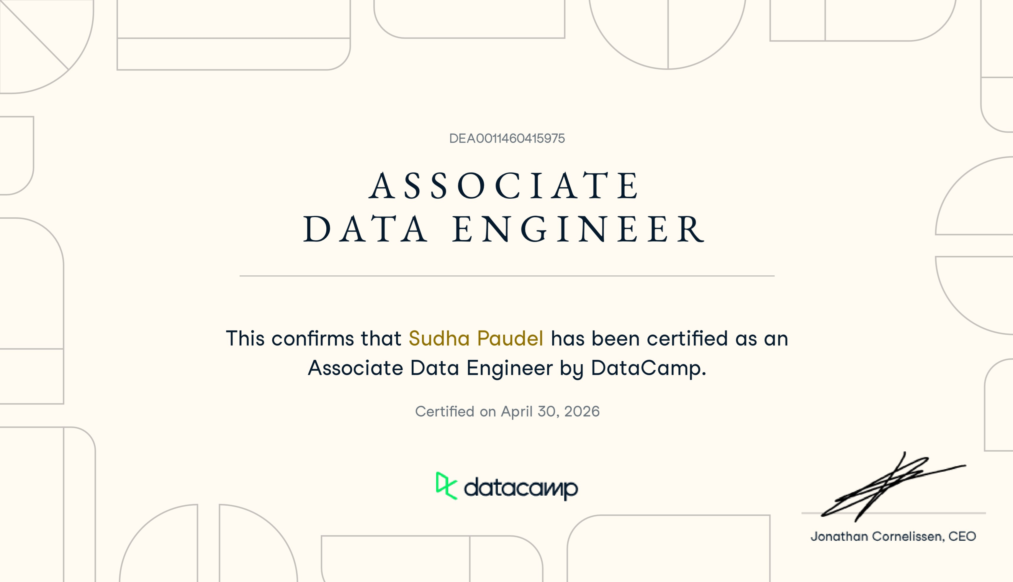 Associate Data Engineering